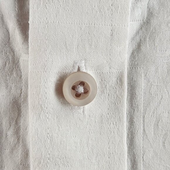 Robert Graham 2XL Classic Fit Geometric Pattern White Long Sleeve Button Up Men - Picture 6 of 16